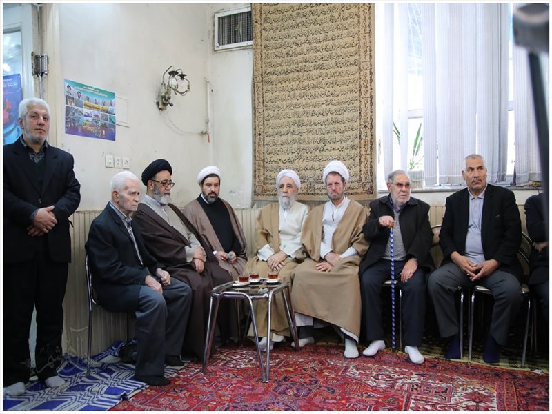 مراسم کلنگ زنی مسجد ملاحسن خیابان شهید مفتح