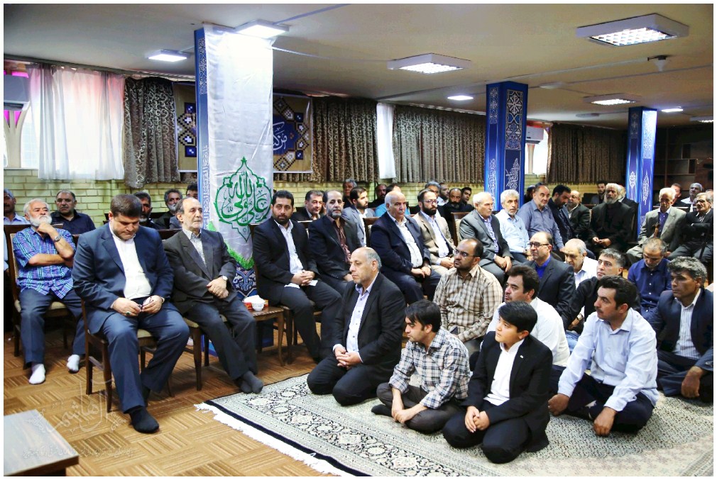 همایش هیئات شاه حسین گویان در بیت امام جمعه تبریز