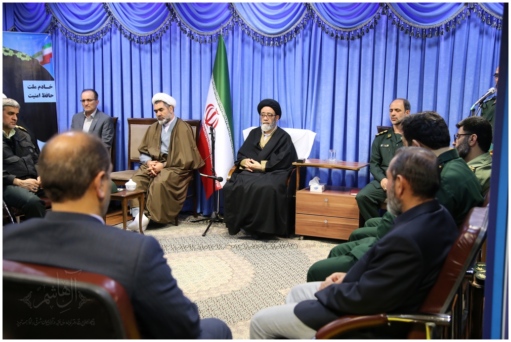 دیدار یگان حفاظت هواپیمایی آذربایجان شرقی با نماینده ولی فقیه در استان