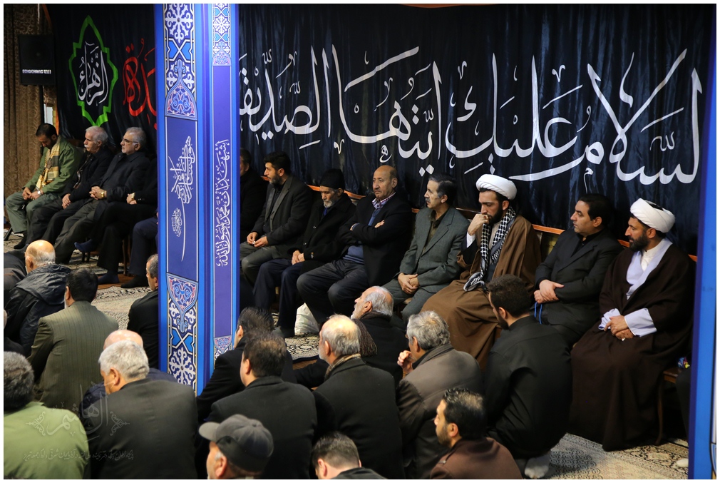 سومین شب عزاداری فاطمیه در بیت امام جمعه تبریز