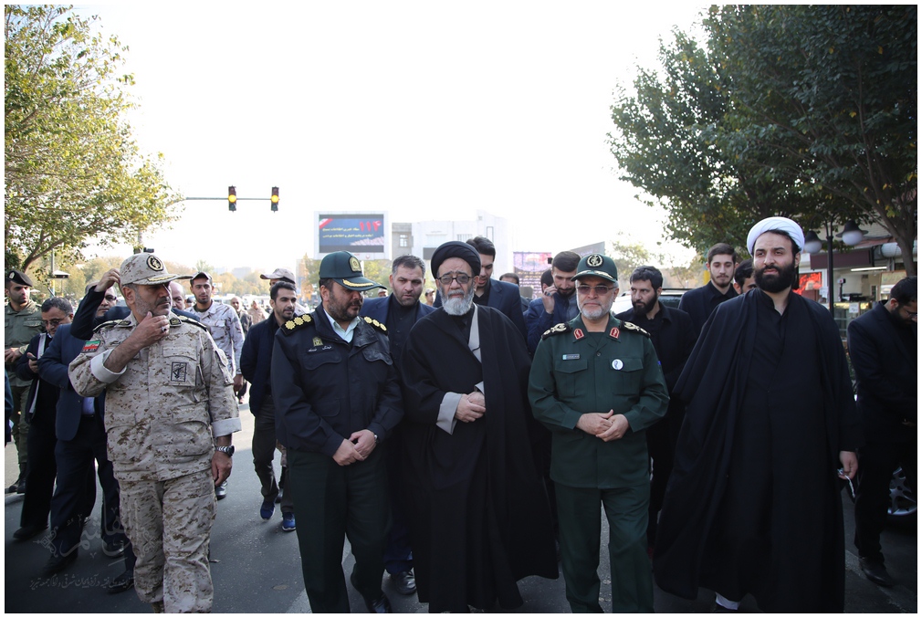 مراسم تشییع پیکر مطهر شهید فرهنگی والا در تبریز